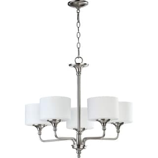 Rockwood 5-light Chandelier (Nickel) - Chandeliers For Bedrooms by Overstock.com