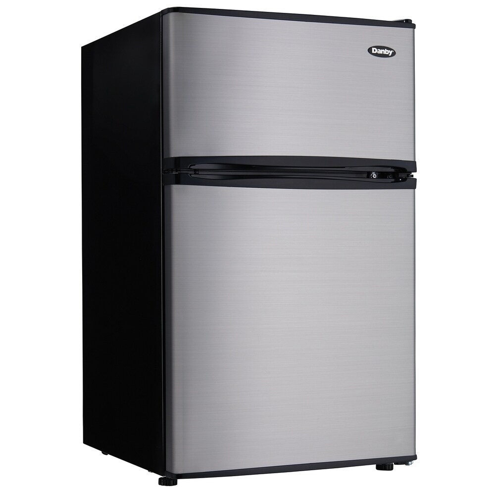 Danby 3. cu. Ft Two Door Compact Refrigerator (Black)