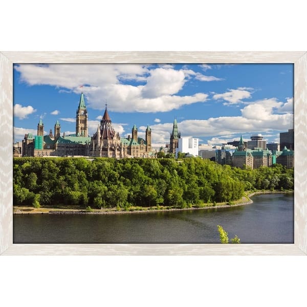 "Oh Canada" Framed Acrylic Wall Art Overstock 21138651