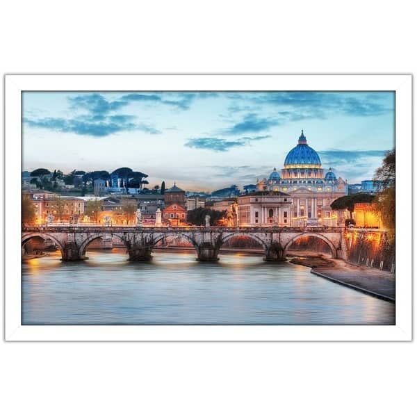 "Rome I" Framed Acrylic Wall Art Bed Bath & Beyond 21138652