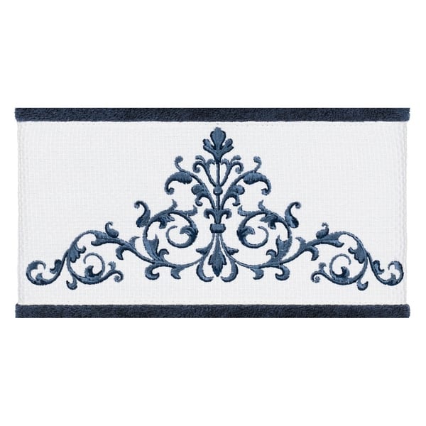 Authentic Hotel and Spa Midnight Blue Turkish Cotton Scrollwork