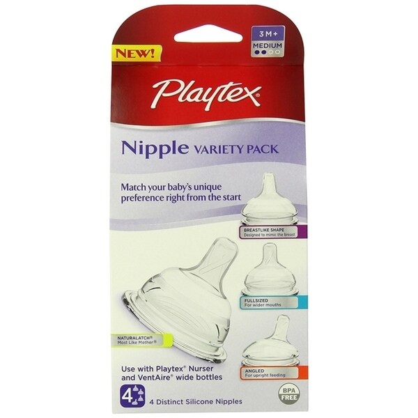 playtex bottle nipples medium flow