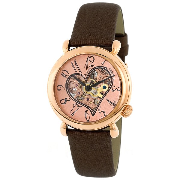 Stuhrling Original Cupid II Rose Gold Open Heart Watch Stuhrling Original Women's Stuhrling Original Watches