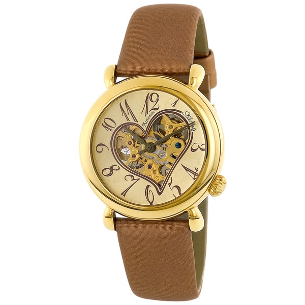 Stuhrling Original Women's Cupid II Gold Open Heart Watch Stuhrling Original Women's Stuhrling Original Watches