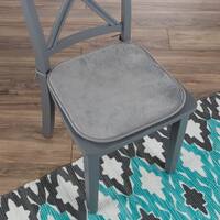 Buy Grey Chair Cushions Pads Online At Overstock Our Best Table Linens Decor Deals
