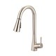 preview thumbnail 2 of 0, i2 Single Handle Pull-Down Kitchen Faucet with Bell Shaped Sprayer pvd brushed nickel