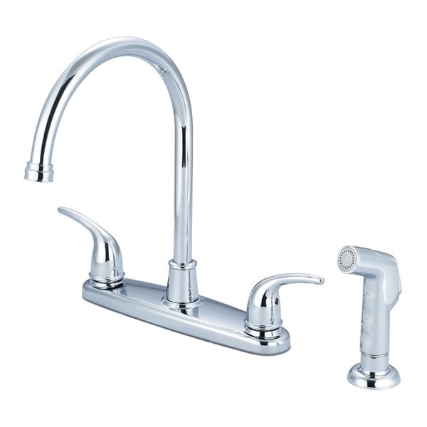 Accent 2 Handle Kitchen Faucet with Lever Handles and Spray. Opens flyout.