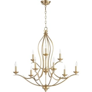 Fall Flora 9-light Chandelier (Brass) - Chandeliers For Bedrooms by Overstock.com