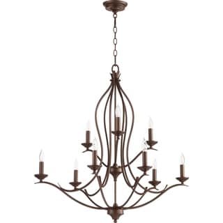 Fall Flora 9-light Chandelier (Nickel/Bronze) - Chandeliers For Bedrooms by Overstock.com