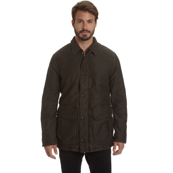 Excelled Men's Weekend Washed Cotton Barn Coat