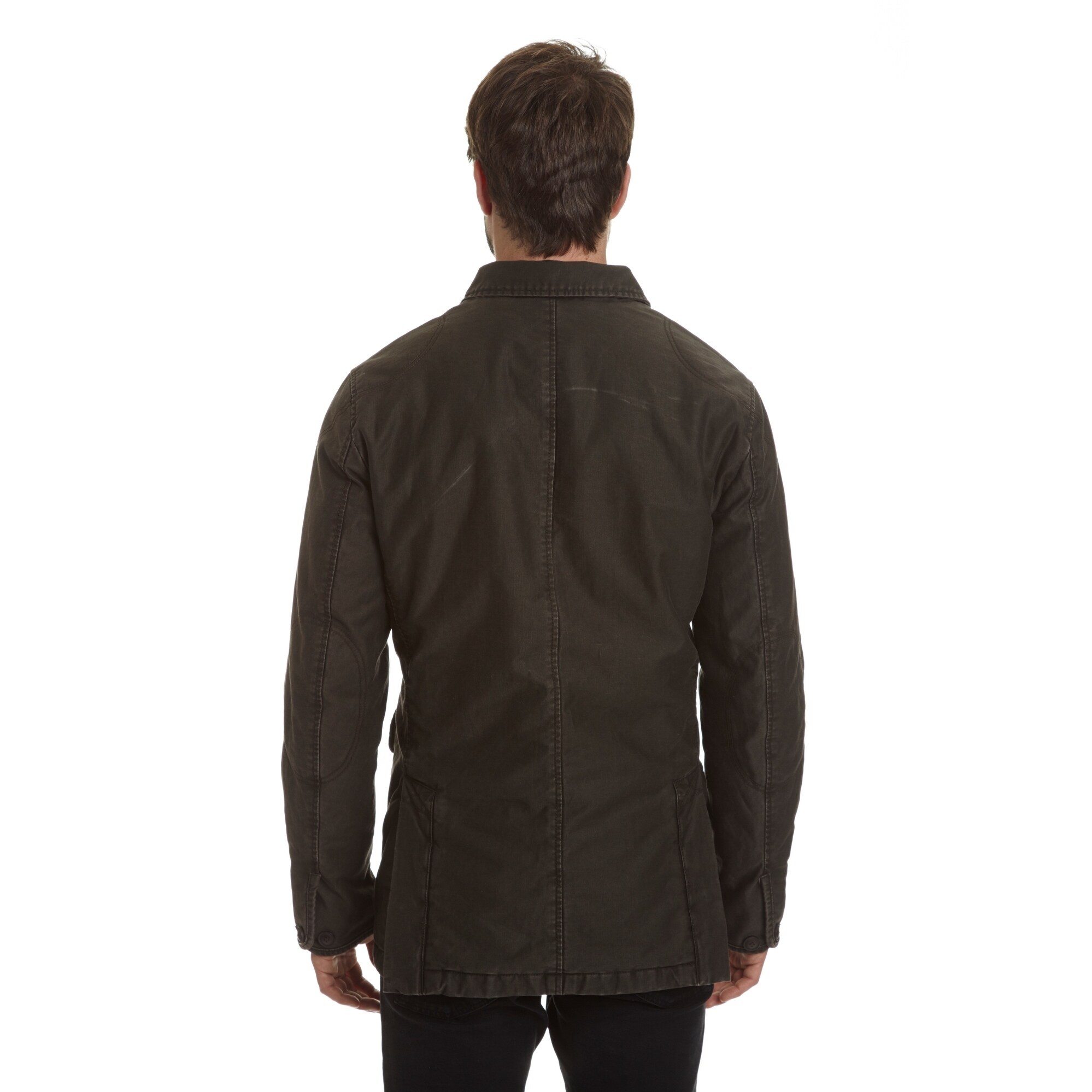 Shop Excelled Men S Big And Tall Weekend Washed Cotton Barn Coat
