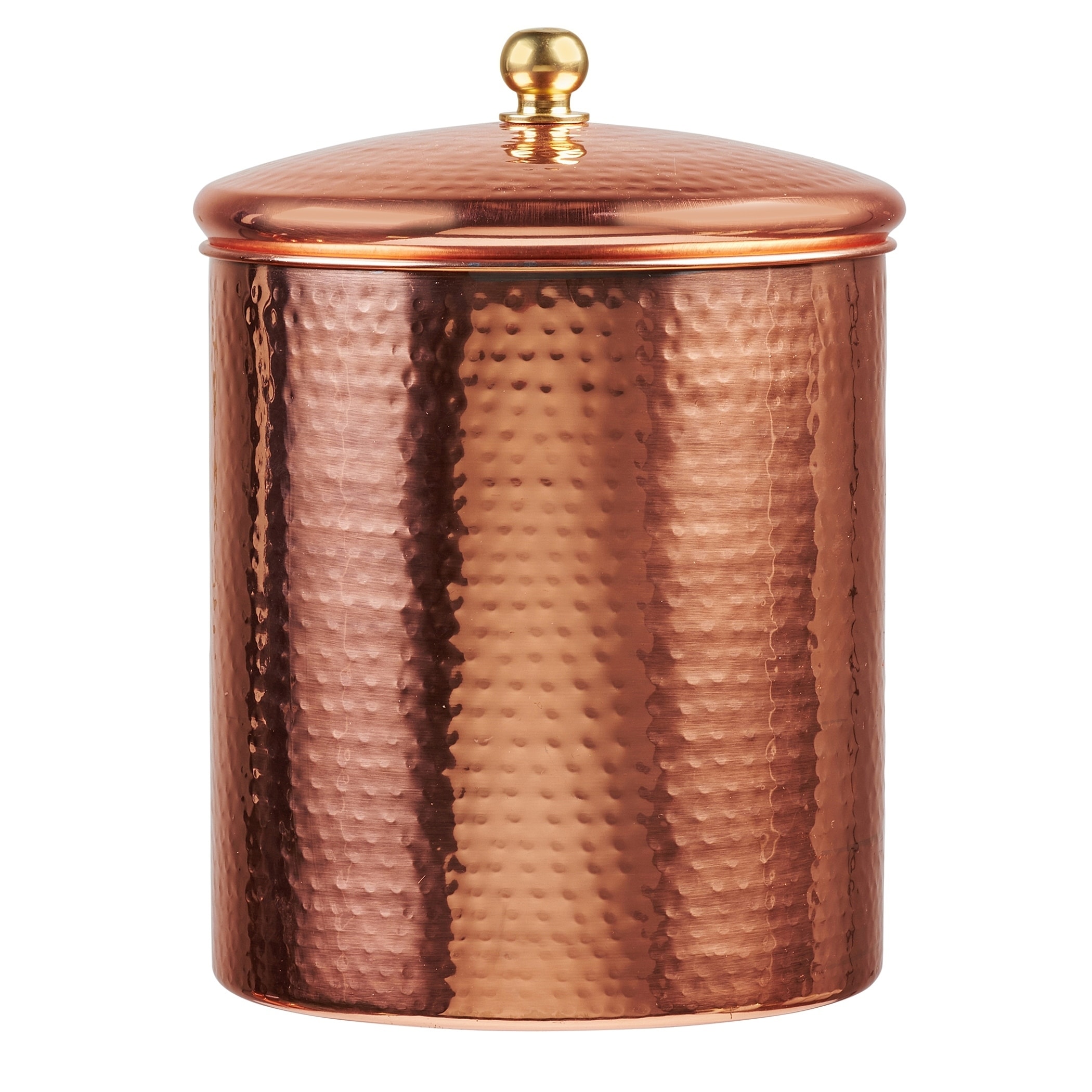 Copper Kitchen Food Canister Set of 4 by Kauri Design - Bed Bath & Beyond -  20229173