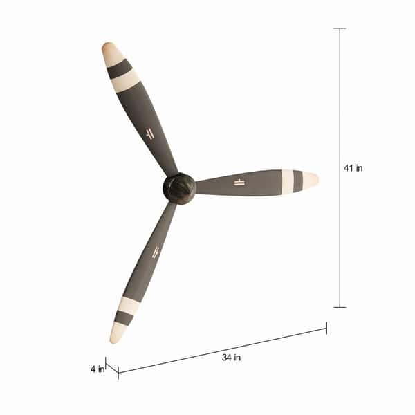 Carbon Loft Lippershey Metal Propeller Wall Decor 34 X 41 Carbon Loft Lippershey Metal Propeller