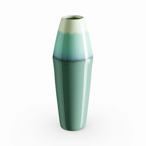 Deco 79 Clear Glass Coastal Style Vase 20 x 8 x 8 Inches Deco 79 Clear Glass Coastal Style Vase 20 x 8 x 8 Inches