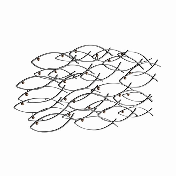 Copper Grove Sharbot Metal Fish Wall Decor (39'' x 19'')