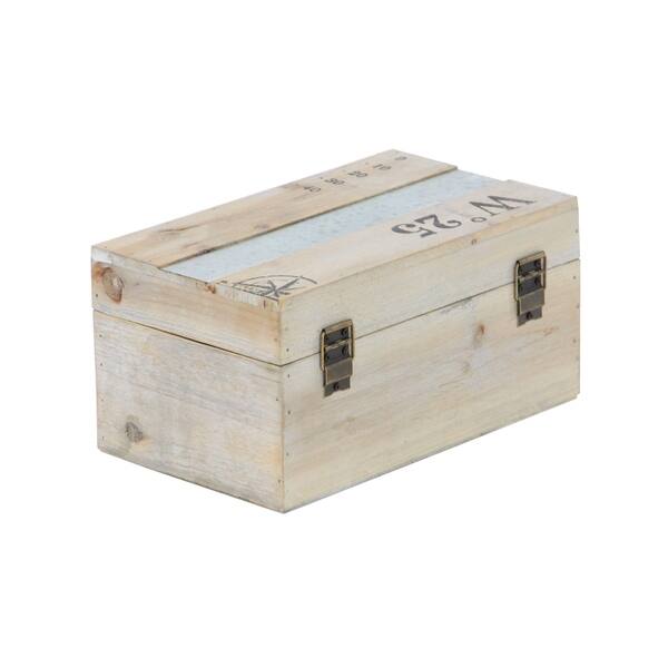 Shop The Gray Barn Cocklebur Wood And Metal Decorative Storage Box