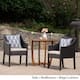 Option Teak + Multibrown + Beige Cushions