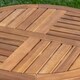 preview thumbnail 5 of 12, Jameson Outdoor 3 Piece Wicker Bistro Set by Christopher Knight Home