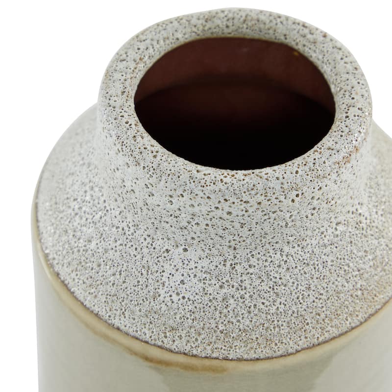 White Porcelain Ceramic Decorative Vase (Set of 3)