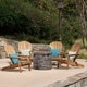 Maison Outdoor 5 Piece Adirondack Chair Set by Christopher Knight Home - Thumbnail 8