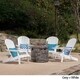 Maison Outdoor 5 Piece Adirondack Chair Set by Christopher Knight Home - Thumbnail 13