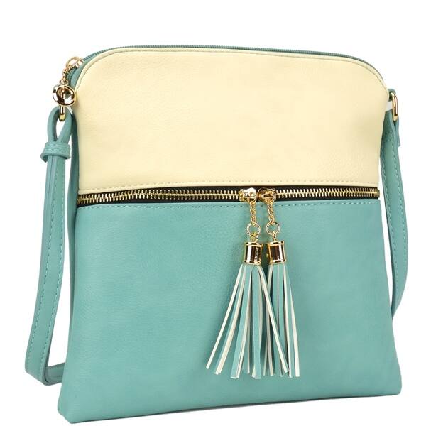 Shop Dasein Fashion All In One Front Decorative Tassel Zipper Pull