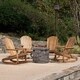 Maison Outdoor 5 Piece Adirondack Rocking Chair Set with Fire Pit by Christopher Knight Home - Thumbnail 2