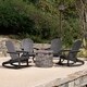 Maison Outdoor 5 Piece Adirondack Rocking Chair Set with Fire Pit by Christopher Knight Home - Thumbnail 7
