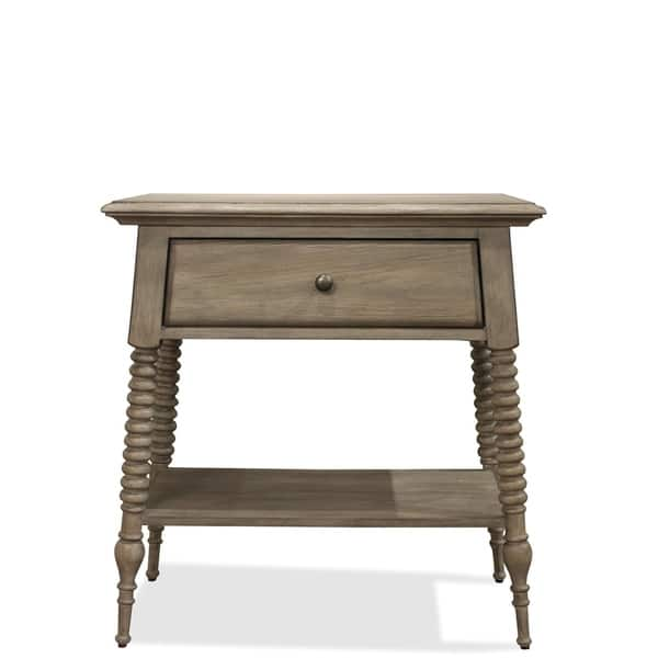 Shop Myra Distressed Hardwood Veneer And Felt 1 Drawer Nightstand Free Shipping Today Overstock 21155876