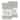 Authentic Hotel and Spa Grey Turkish Cotton Wildflowers Embroidered Hand Towels (Set of 2)