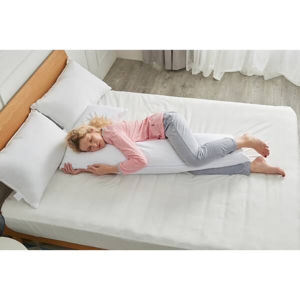 Shop Cheer Collection Hypoallergenic L Shaped Pillow With Zippered