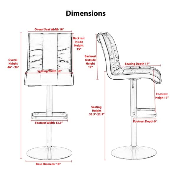 Top Average Bar Stool Dimensions  Check it out now 