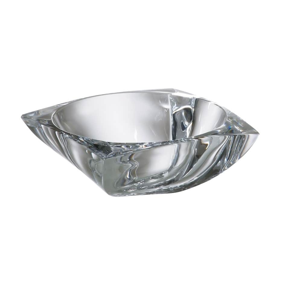 Majestic Gifts European High Quality Crystalline Glass Square Bowl 9" Diameter