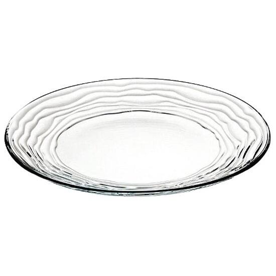 Majestic Gifts European High Quality Glass Salad/ Dessert Plates- 8" Diameter- S/6