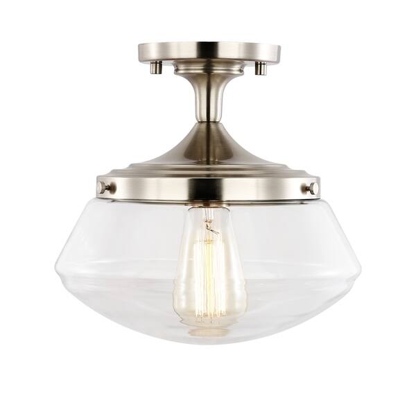 Shop Light Society Crenshaw Clear Glass Ceiling Light Free