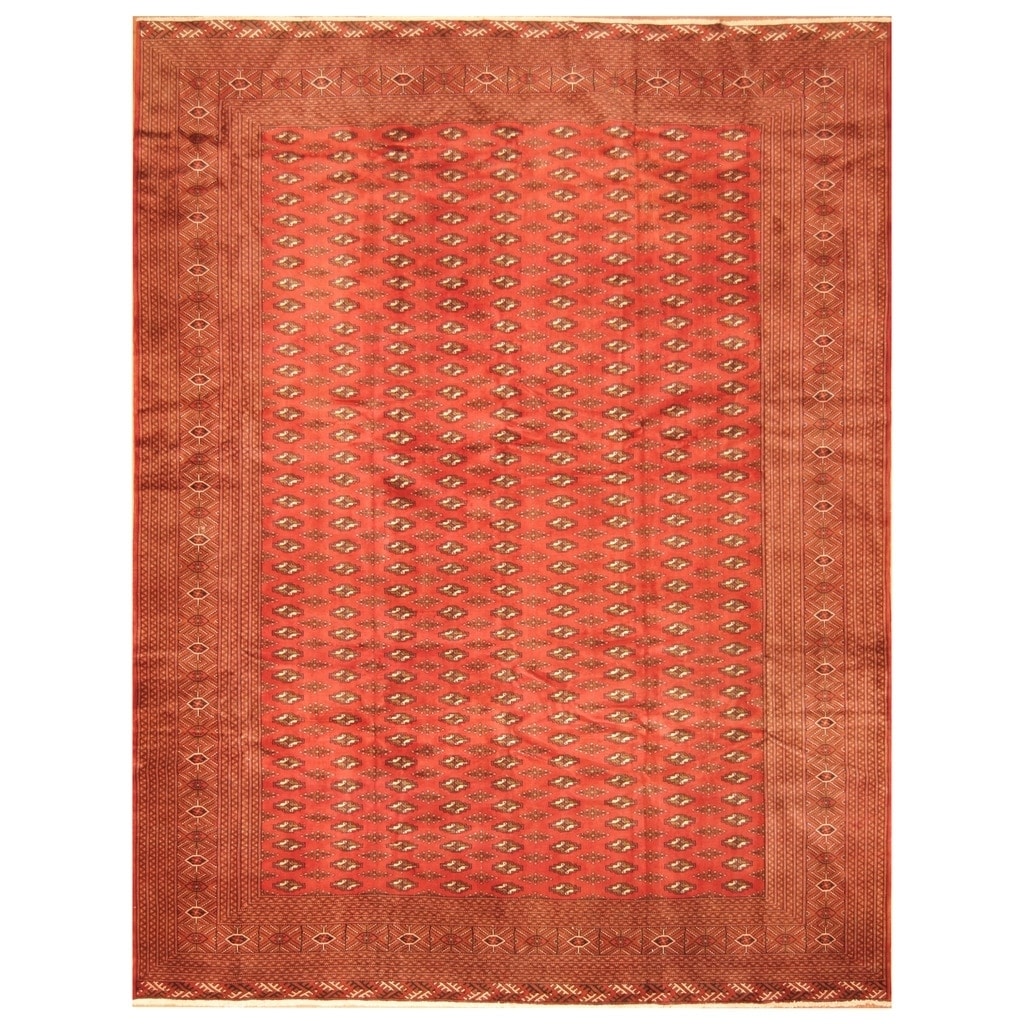 Pakistani Turkomen Design 6x10 Red Wool Area Rug