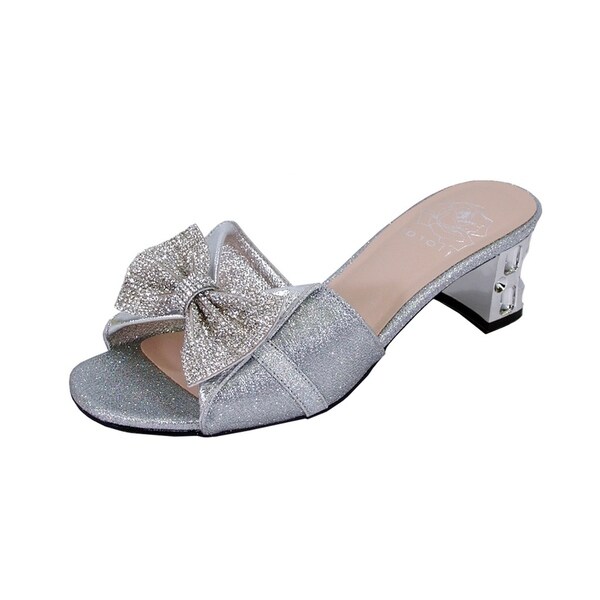 wide width bling sandals