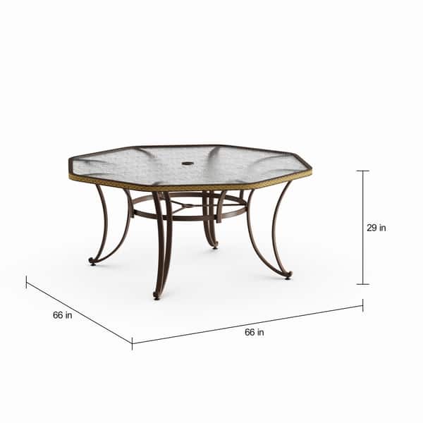 Shop Cape 9 Piece Maracay Outdoor Octagon Dining Set By Havenside Home Overstock 21166557