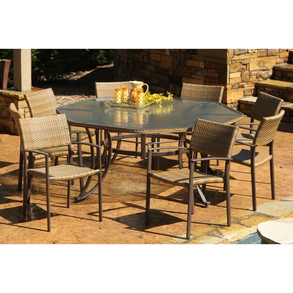 Octagon outdoor dining hot sale table
