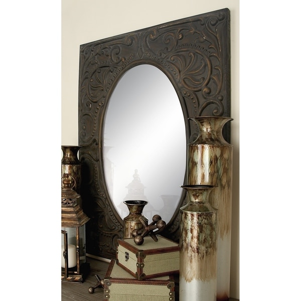 The Gray Barn Joyful Stream Square Frame Metal Mirror