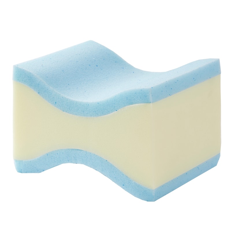 Madison Park Memory Foam White Knee Pillow