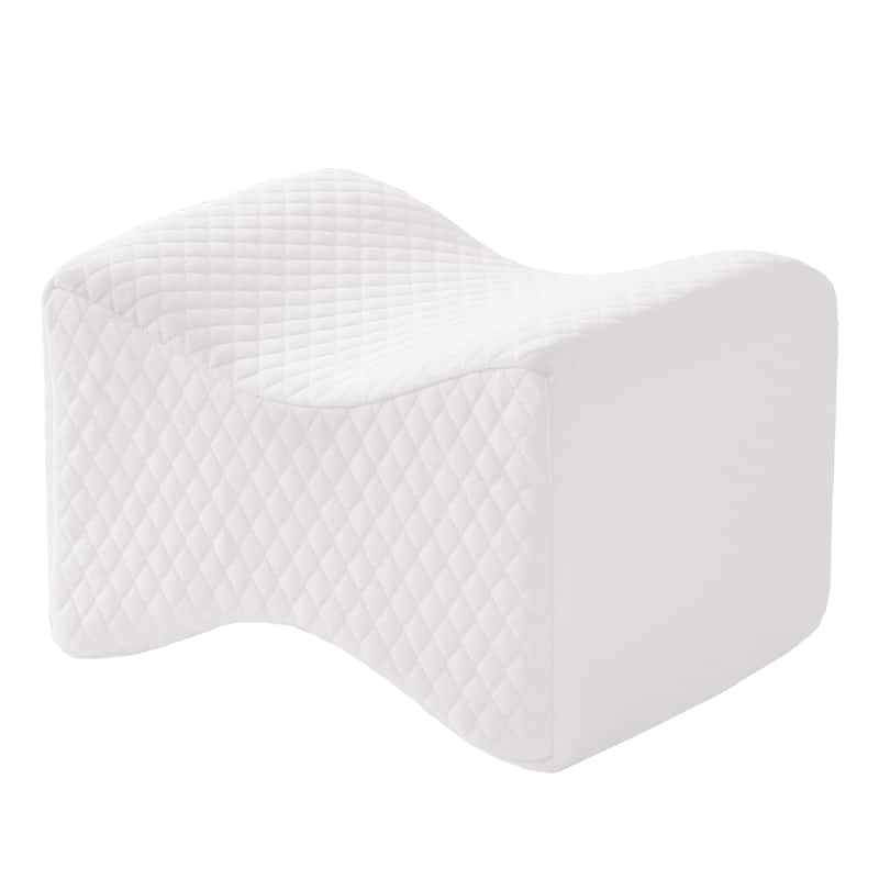 Madison Park Memory Foam White Knee Pillow
