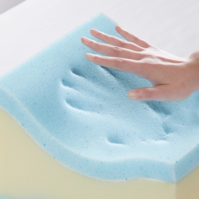 Madison Park Memory Foam White Knee Pillow