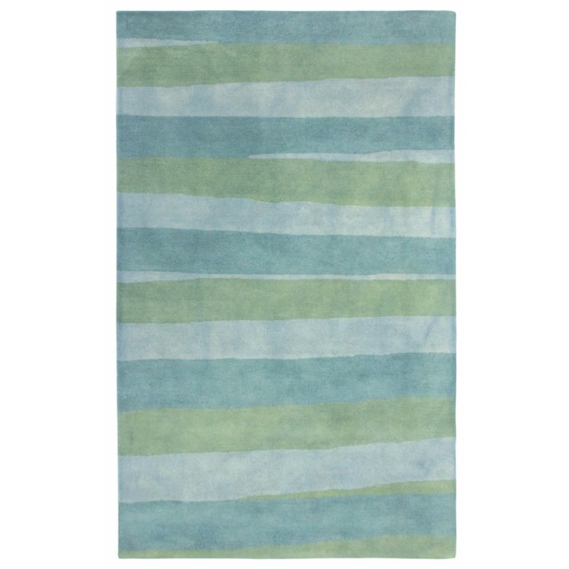 Liora Manne Piazza Stripes Indoor Rug Sea Breeze