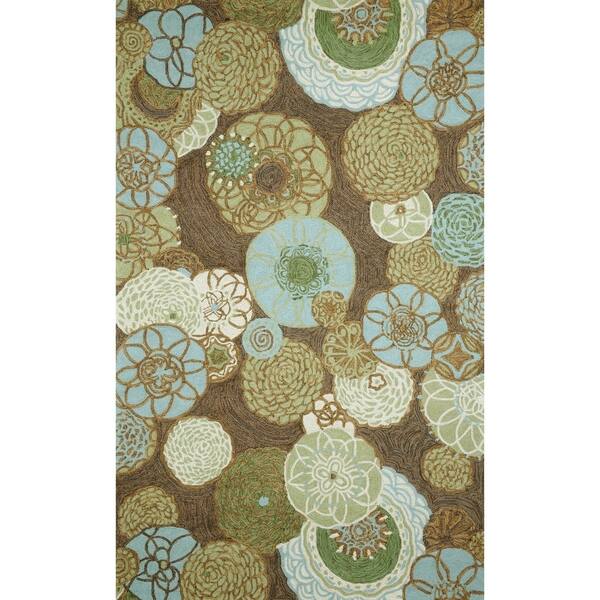 Liora Manne Ravella Disco Indoor Outdoor Rug Driftwood 7 6 X 9 6 Overstock 21172166