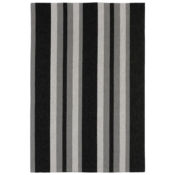 Multi Stripe Outdoor Rug (7'6 x 9'6) - 7'6 x 9'6