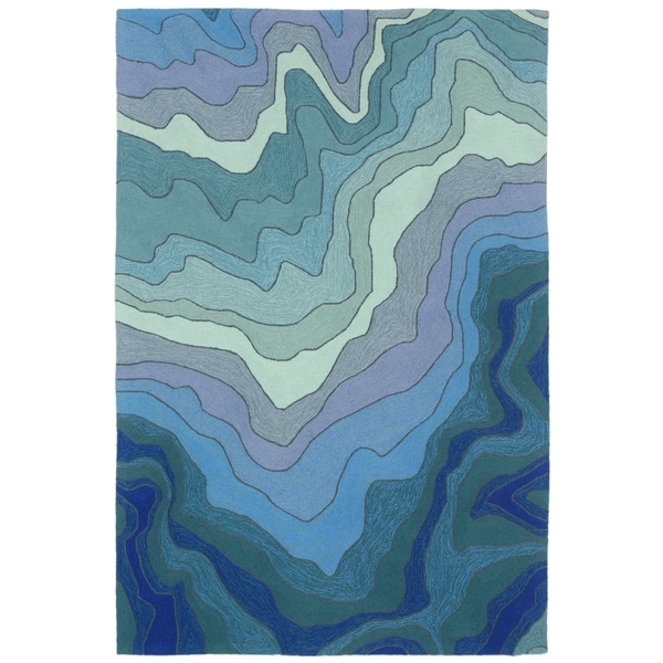 Waves Outdoor Rug (7'6 x 9'6) - 7'6 x 9'6