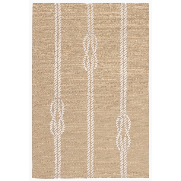 Liora Manne Capri Nautical Twine Outdoor Rug (3'6 x 5'6) - 3'6 x 5'6