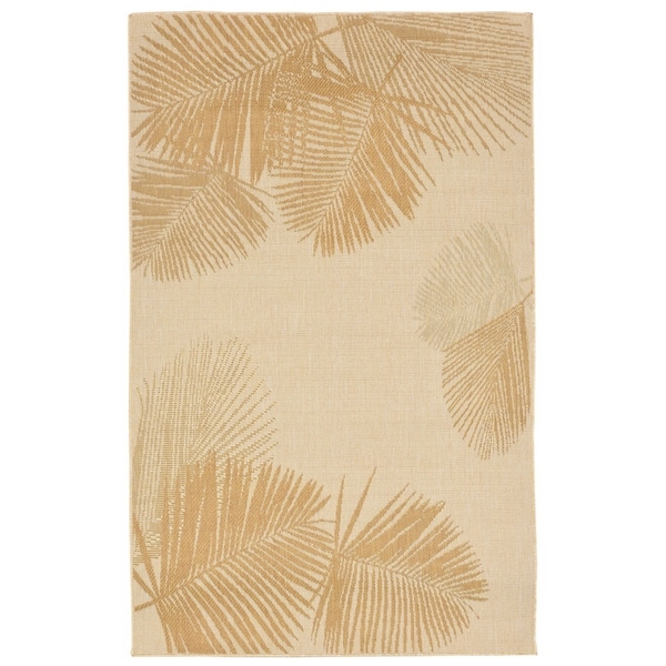 Liora Manne Tropical Palm Leaves Outdoor Rug (3'3 x 4'11) - 3'3 x 4'11