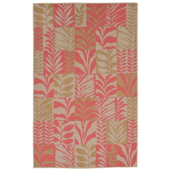 Liora Manne Folliage Outdoor Rug (3'3 x 4'11) - 3'3 x 4'11